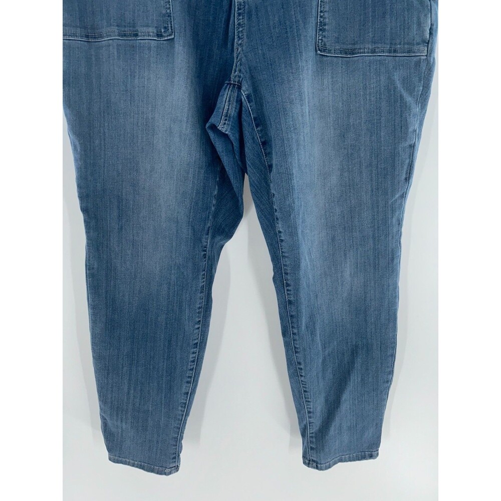 Women's Judy Blue High Rise Drawstring Denim Joggers Size 18W - Picture 3 of 7